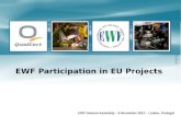 EWF Participation in EU Projects