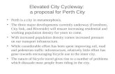 Elevated City Cycleway:  a proposal for Perth City