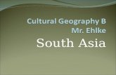 Cultural Geography B Mr. Ehlke