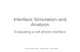Interface Simulation and Analysis