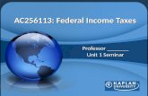 AC256113: Federal Income Taxes
