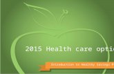 2015 Health care options