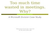 Too much time wasted in meetings. Why?