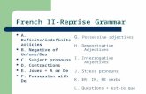 French II-Reprise Grammar