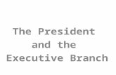 The President  and the  Executive Branch