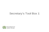 Secretary’s Tool Box 1
