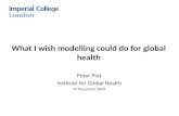 What I wish modelling could do for global health
