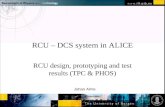 RCU – DCS system in ALICE