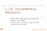 L:21 Incremental Analysis
