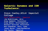 Galactic Dynamos and ISM Turbulence.