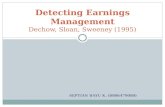 Detecting Earnings Management Dechow , Sloan, Sweeney (1995)
