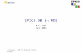 EPICS DB in RDB