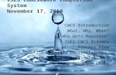 ISES Coursework Completion System November 17,  2010