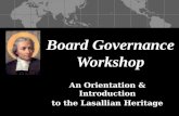 Board Governance Workshop