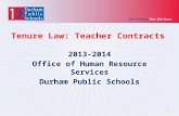 Tenure Law: Teacher Contracts