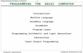 PROGRAMMING  THE  BASIC  COMPUTER