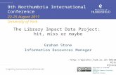 The Library Impact Data Project:  hit, miss or maybe