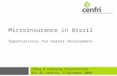 Microinsurance in Brazil Opportunities for market development