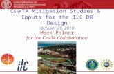 C ESR TA Mitigation Studies &  Inputs for the ILC DR Design October 21, 2010