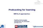 Podcasting for learning