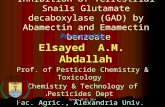 Presented by Elsayed  A.M.  Abdallah Prof. of Pesticide Chemistry & Toxicology