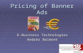 Pricing of Banner Ads