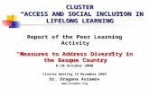 CLUSTER  “ACCESS AND SOCIAL INCLUSION IN LIFELONG LEARNING”