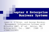 Chapter 8 Enterprise Business Systems