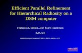 Efficient Parallel Refinement for Hierarchical Radiosity on a DSM computer