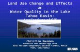 Land Use Change and Effects on Water Quality in the Lake Tahoe Basin: Applications of GIS