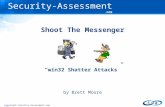 Shoot The Messenger “win32 Shatter Attacks” by Brett Moore