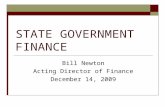 STATE GOVERNMENT FINANCE