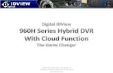 Digital IDView 960H Series Hybrid DVR With Cloud Function The Game Changer