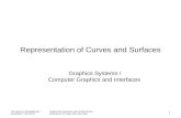 Representation of Curves and Surfaces