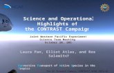 Science and Operational Highlights of  the CONTRAST Campaign