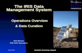 The IRIS Data Management System Operations Overview & Data Curation