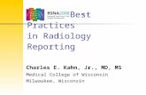 Toward “Best Practices”  in Radiology Reporting