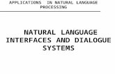 APPLICATIONS  IN NATURAL LANGUAGE PROCESSING