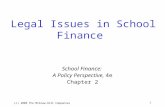 Legal Issues in School Finance