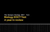 Biology EOCT Test  A year in review