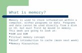 What is memory?