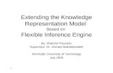 Extending the Knowledge Representation Model  Based on  Flexible Inference Engine