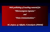 W eb  publishing of teaching material for  ‘’Microcomputer Systems’’  and