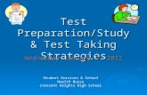 Test Preparation/Study & Test Taking Strategies