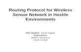 Routing Protocol for Wireless Sensor Network in Hostile Environments