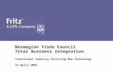 Norwegian Trade Council Total Business Integration