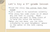 Let’s try a 5 th  grade lesson