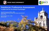 Reinforcer Preference Assessment: A useful tool for the School Psychologist