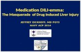 Medication  DILI- emma :  The Masquerade   of Drug  Induced Liver  Injury