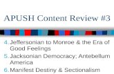 APUSH Content Review #3
